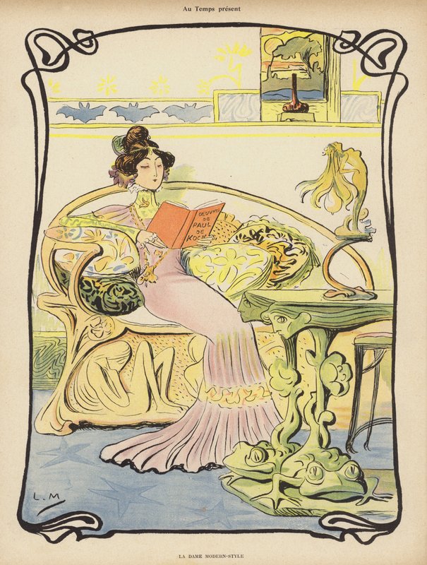 The Modern Lady by Lucien Metivet