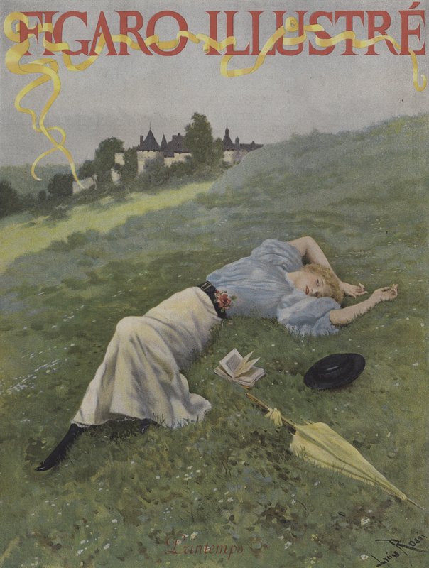 Spring (Cover of Le Figaro Illustre, May 1896) by Lucius Rossi