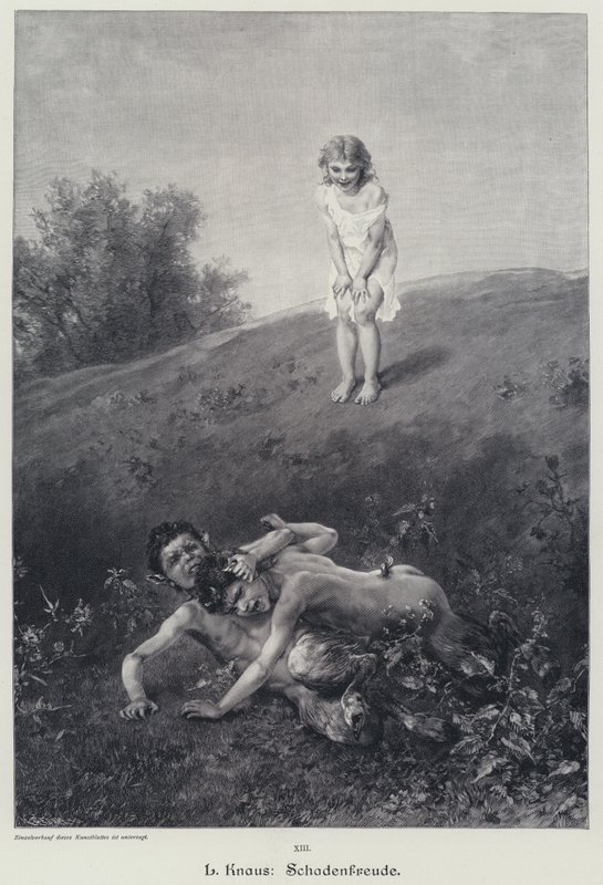 Schadenfreude by Ludwig Knaus