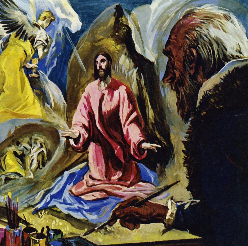 El Greco continued to paint religious subjects until his death at the age of 73 by Luis Arcas Brauner