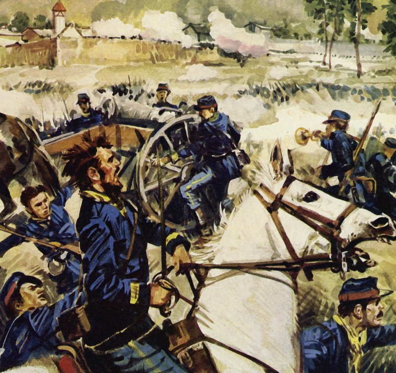When war broke out between France and Prussia, Manet joined the artillery by Luis Arcas Brauner