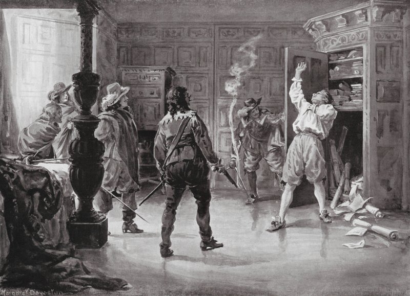 The Murder of the Spanish Minister by the Portuguese Revolutionaries by Margaret (after) Dovaston