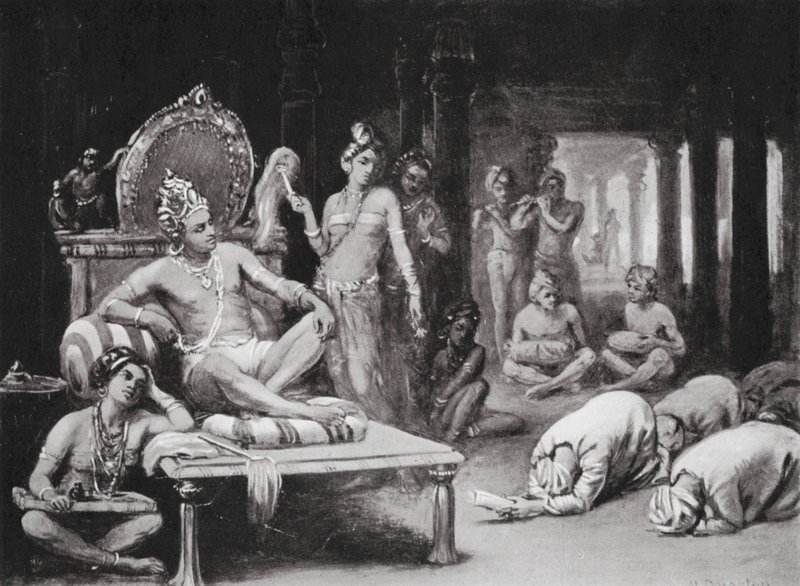 Vikramanka Chalukhya Sends a Friendly Letter to Kulottunga Chola by Margaret (after) Dovaston
