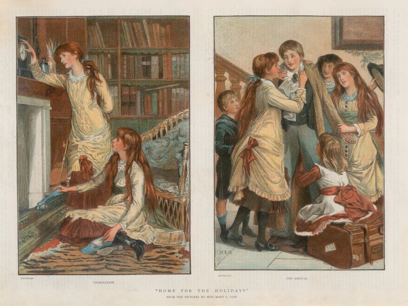 Home for the Holidays, Expectation and Arrival by Mary L. Gow