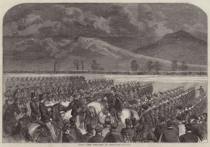 Rifle Corps Field-Day at Edinburgh by Matthew Somerville Morgan
