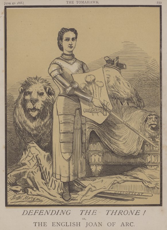 Defending the Throne! or, The English Joan of Arc by Matthew