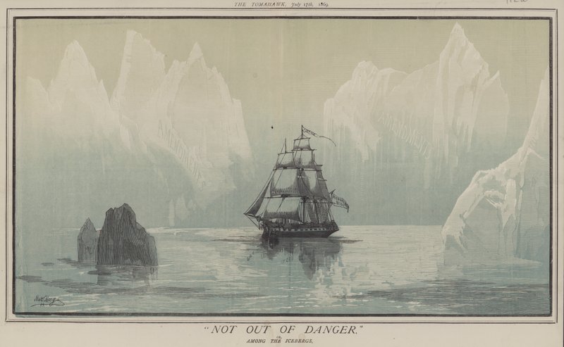 Not out of Danger or, Among the Icebergs by Matthew