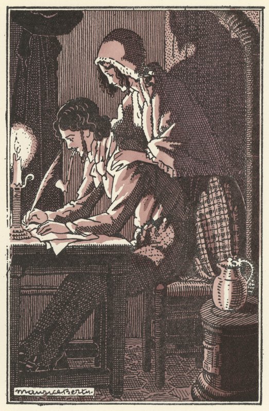 Illustration for Scenes de la Vie de Boheme by Henri Murger by Maurice Berty