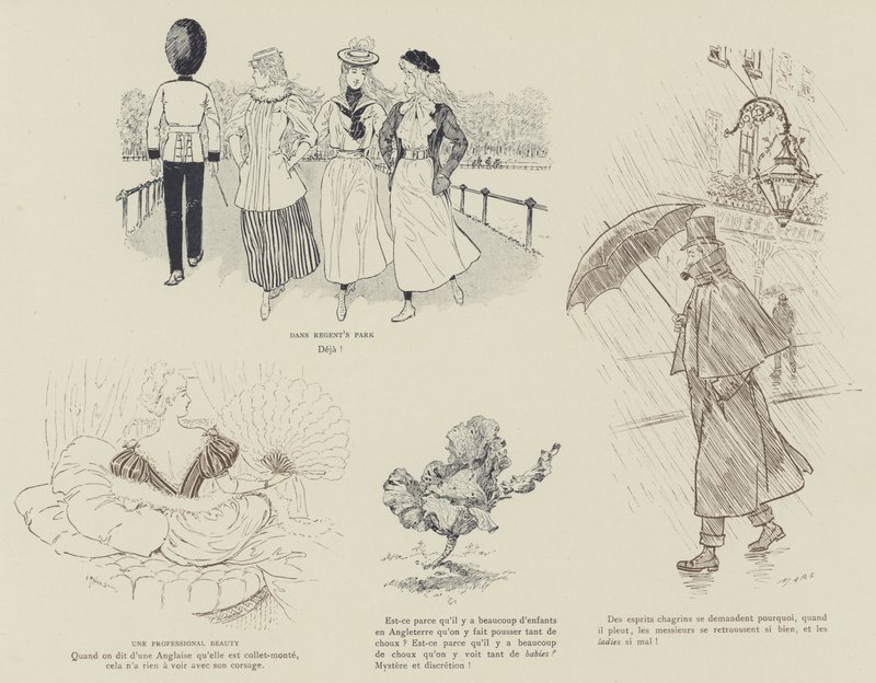 Illustration for La Vie De Londres by Mars by Maurice Charles Mathieu Bonvoisin