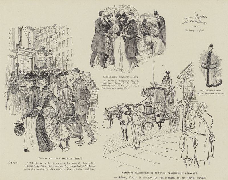 Illustration for The Life of London by Mars by Maurice Charles Mathieu Bonvoisin