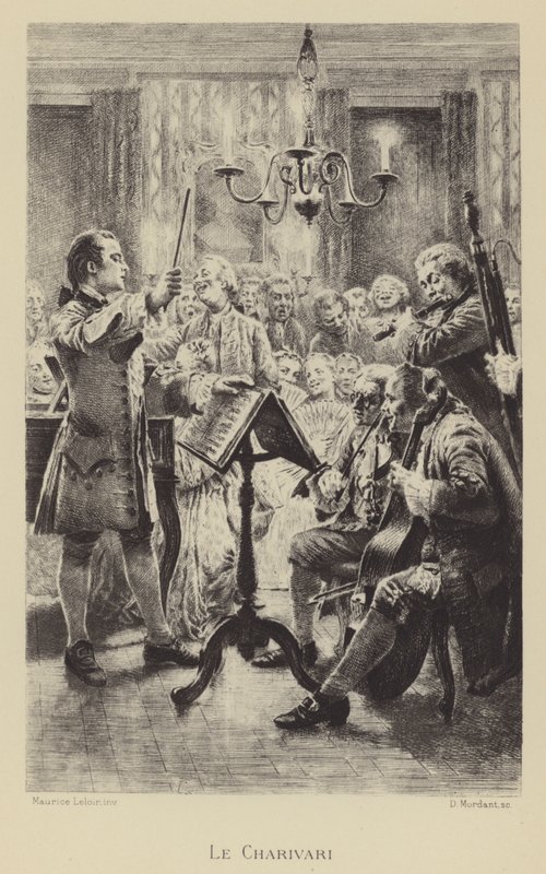 The Charivari by Maurice Leloir