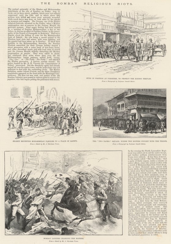 The Bombay Religious Riots by Melton Prior