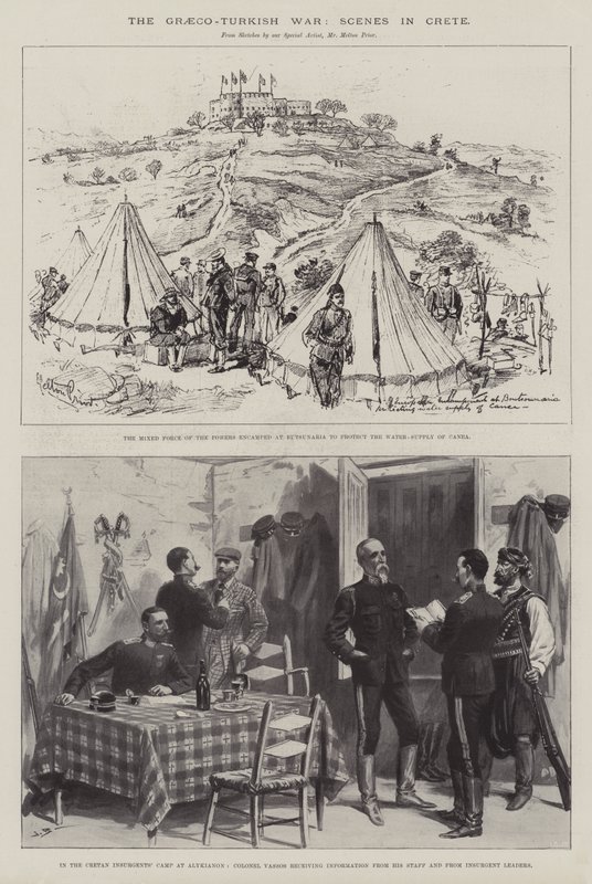 The Graeco-Turkish War, Scenes in Crete by Melton Prior