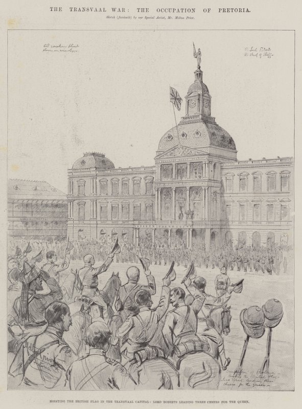 The Transvaal War, the Occupation of Pretoria by Melton Prior