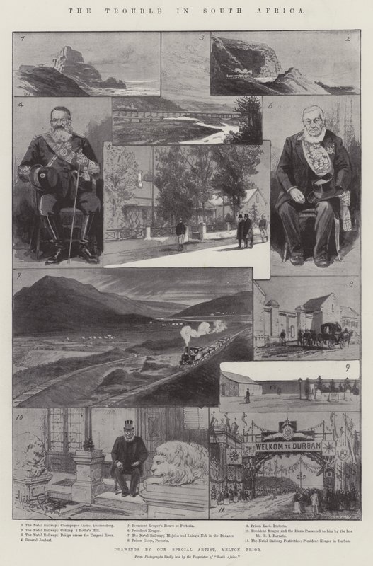 The Trouble in South Africa by Melton Prior