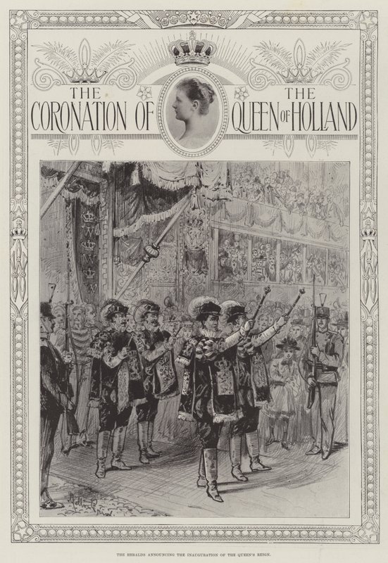 The Coronation of the Queen of Holland by Melton Prior