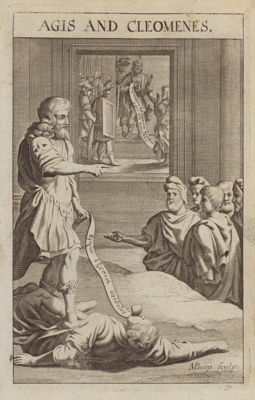 Agis IV and Cleomenes III, Spartan kings by Michael Burghers