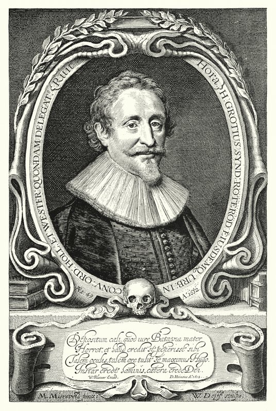 Hugo Grotius, Dutch Jurist, Theologian, Philosopher and Author by Michiel Jansz. van (after) Miereveld