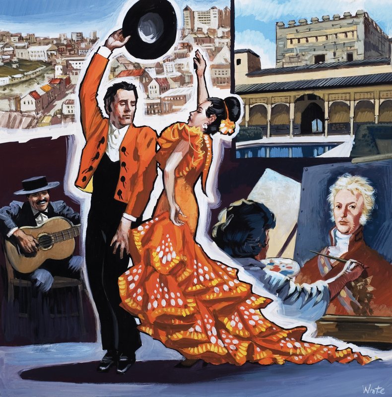 Spain by Mike (20th century) White