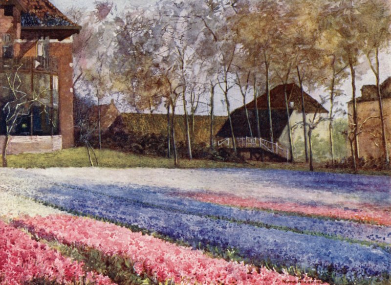 A Dutch Garden in Spring by Mima Nixon