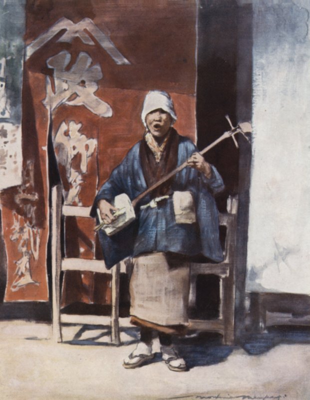 A Blind Beggar by Mortimer Ludington Menpes