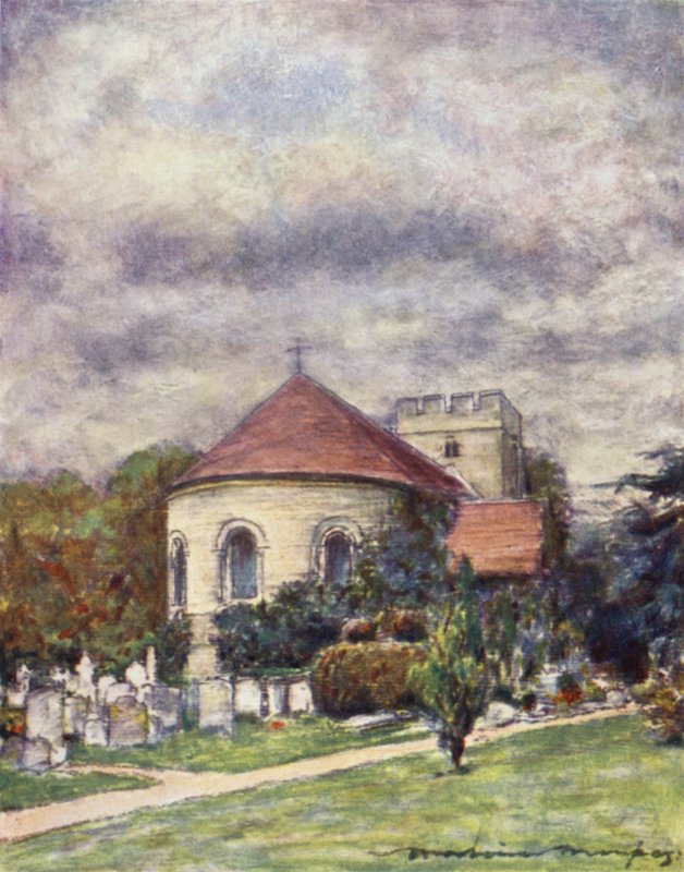 Goring Church by Mortimer Ludington Menpes