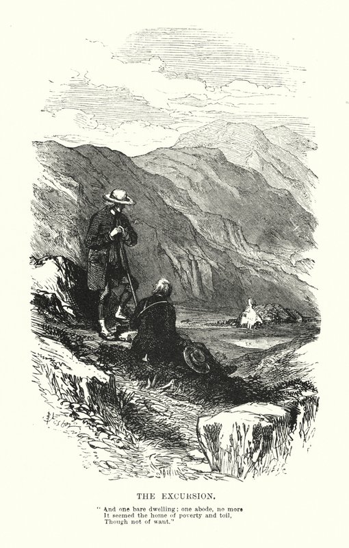 William Wordsworth: The Excursion by Myles Birket (after) Foster