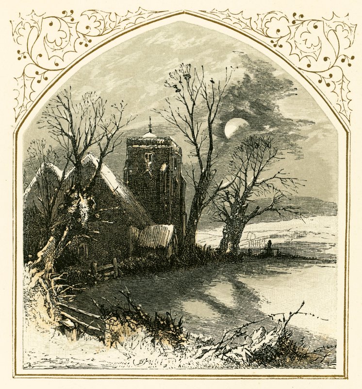 The Death of the Old Year by Myles Birket Foster