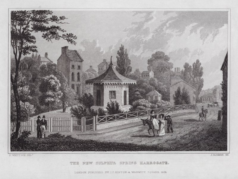 The New Sulphur Spring, Harrogate by Nathaniel (after) Whittock