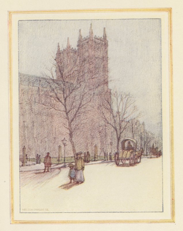 Westminster Abbey by Nelson Dawson