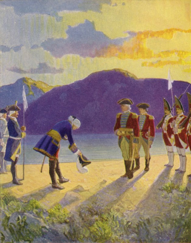 Illustration for The Last of the Mohicans by Newell Convers Wyeth