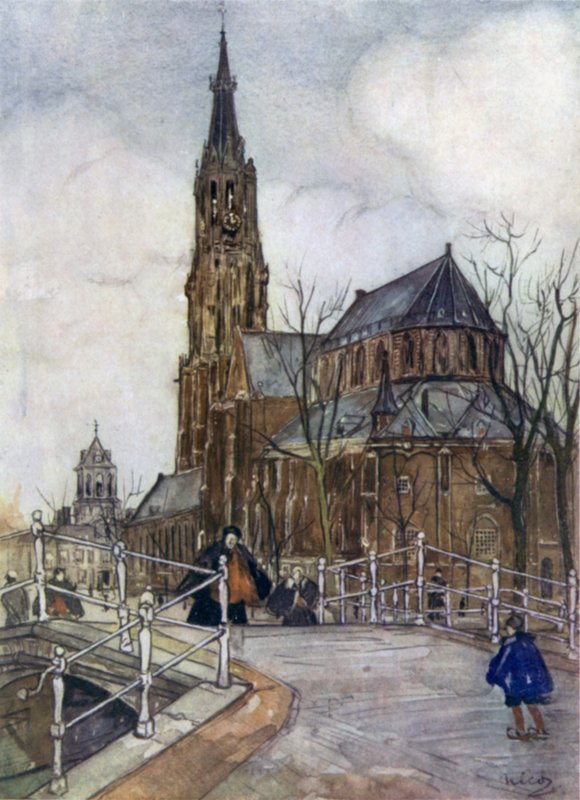 The Nieuwe Kerk, Delft by Nico Jungman