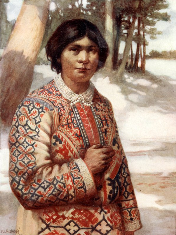 An Ostiak Woman, Siberia by Norman Hardy