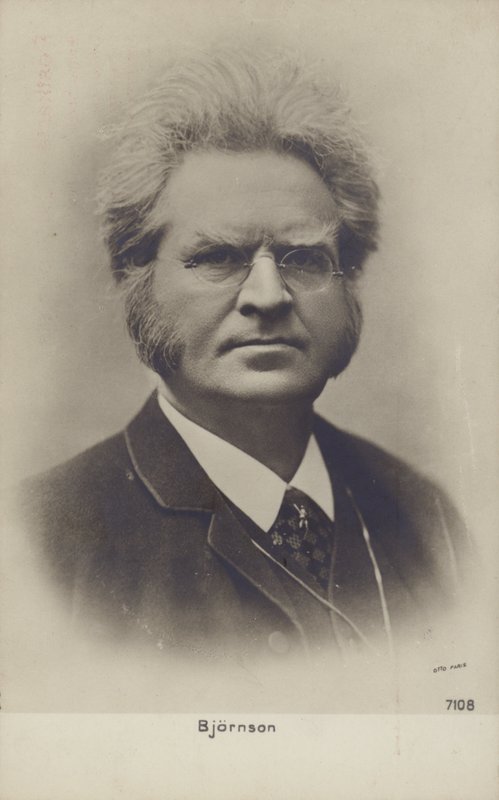 Bjornstjerne Bjornson (1832-1910), Norwegian Nobel Prize-winning writer by Norwegian Photographer