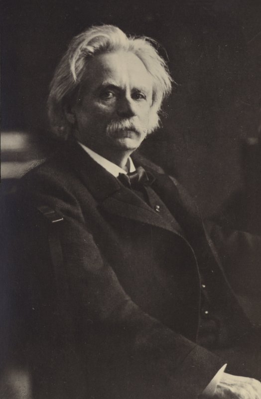 Edvard Grieg, Norwegian composer and pianist (1843-1907) by Norwegian Photographer