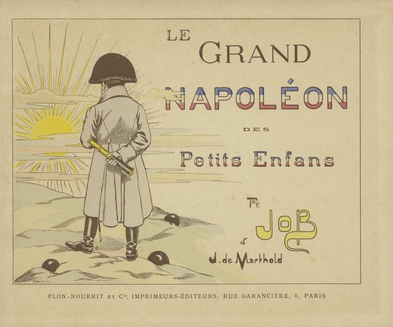 Title page of Le Grand Napoleon des Petits Enfants by Onfray de Breville Job