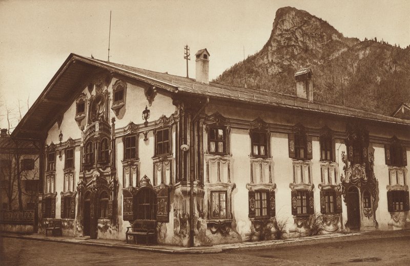 Dr. Lang-House in Oberammergau by Otto Ballerstedt