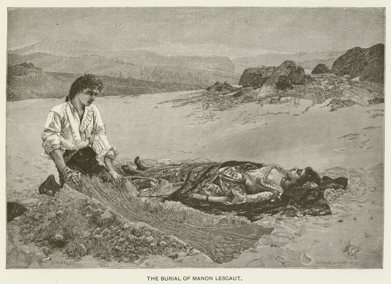 The Burial of Manon Lescaut by Pascal Adolphe Jean Dagnan Bouveret