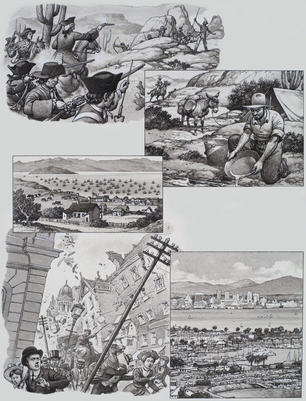California by Pat (1907-95) Nicolle