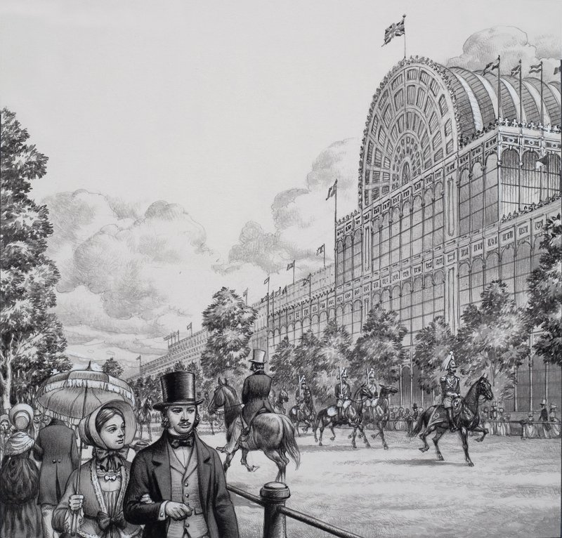 Crystal Palace by Pat (1907-95) Nicolle