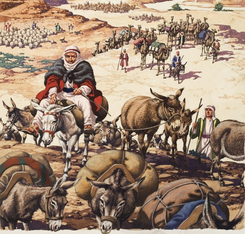 The Return to Canaan by Pat (1907-95) Nicolle