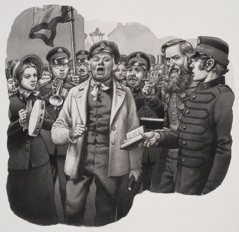 The Salvation Army by Pat (1907-95) Nicolle