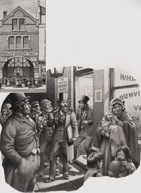 The Salvation Army by Pat (1907-95) Nicolle