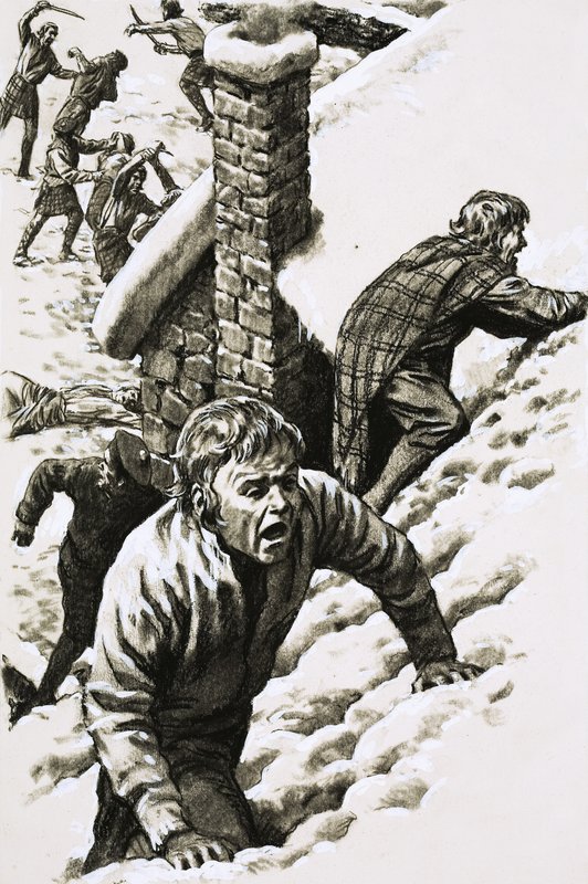 Unidentified Scottish Battle by Pat (1907-95) Nicolle