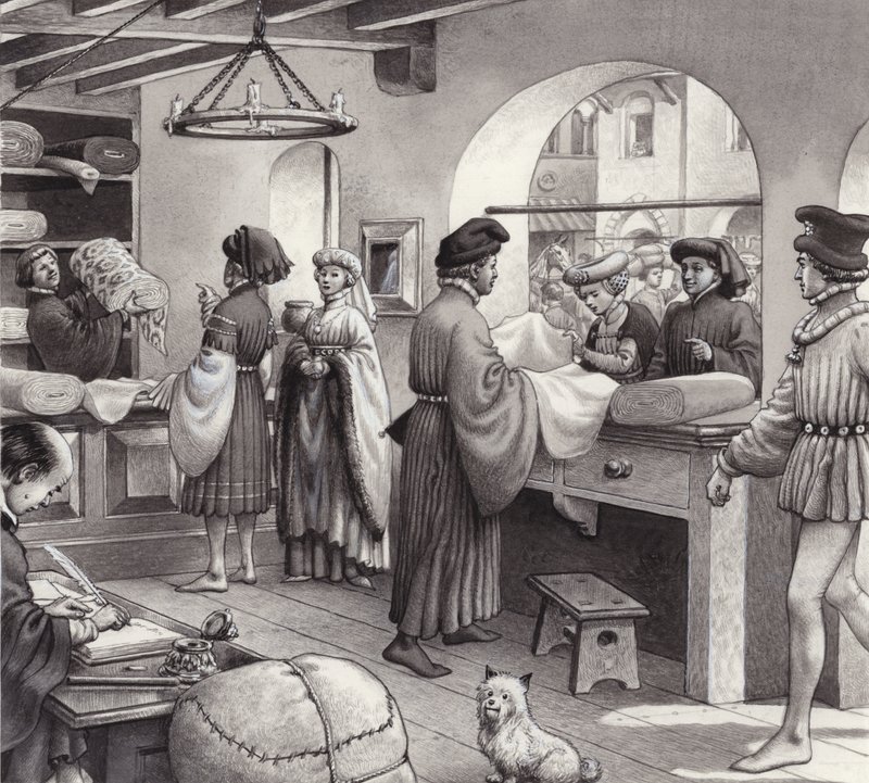 A cloth merchant