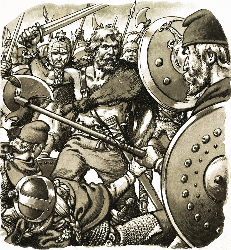 Alfred the Warrior King by Pat (1907-95) Nicolle