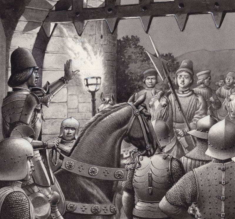Duke Federigo Locked Out of Urbino by Pat (1907 95) Nicolle