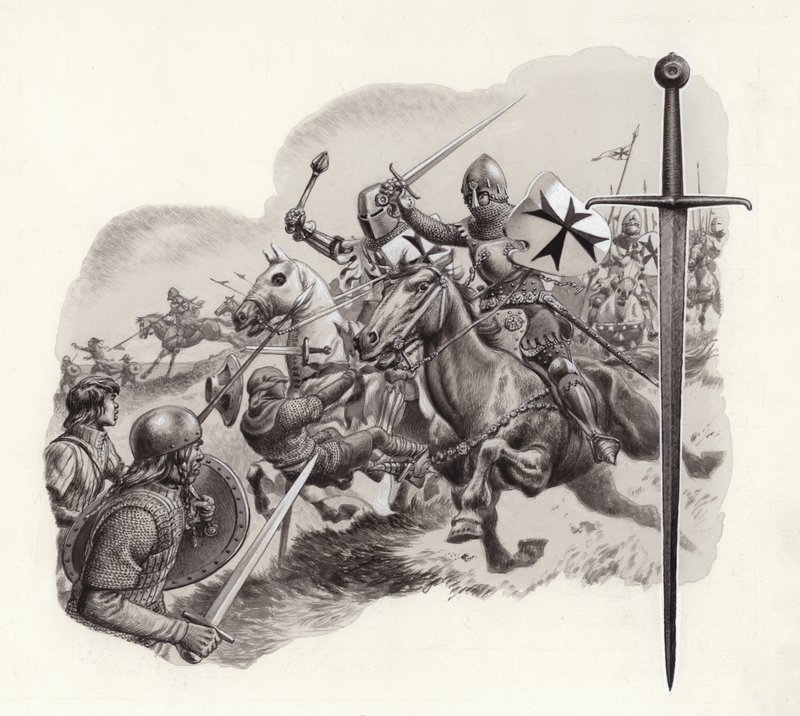 The Teutonic Knights by Pat (1907-95) Nicolle