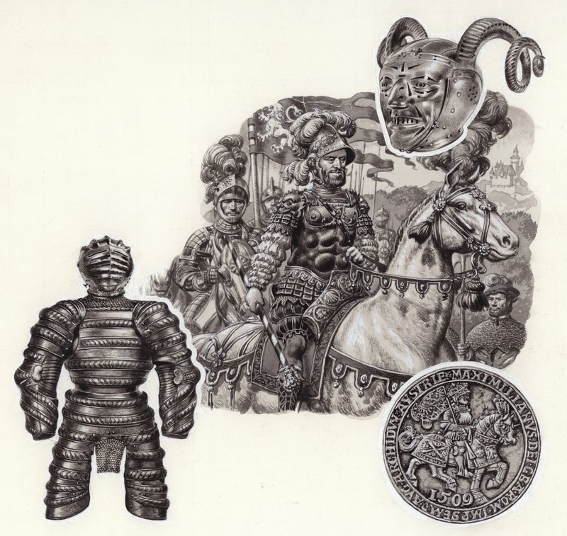The story of armour by Pat (1907-95) Nicolle