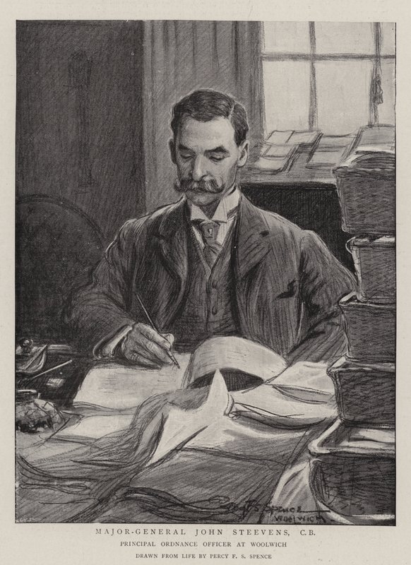 Major-General John Steevens, CB by Percy F.S. Spence